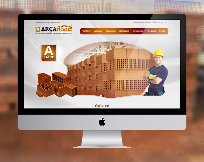 Akça Ticaret - Web Tasarım Referans Tekirdağ