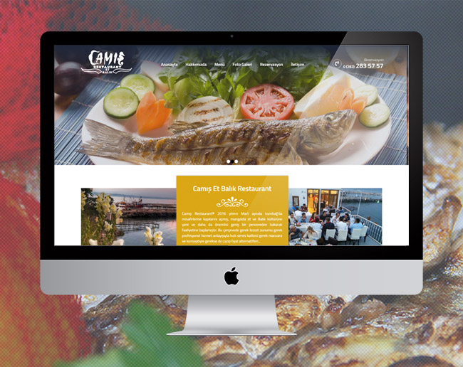Camış Restaurant - Web Tasarım Referans Tekirdağ
