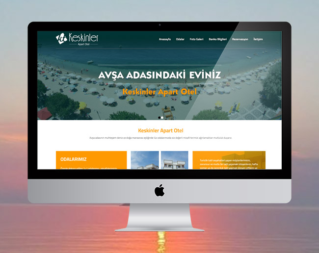 Keskinler Apart Otel - Web Tasarım Referans Avşa Adası