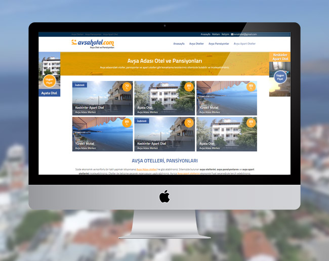 Avşa Otel - Web Tasarım Referans Tekirdağ