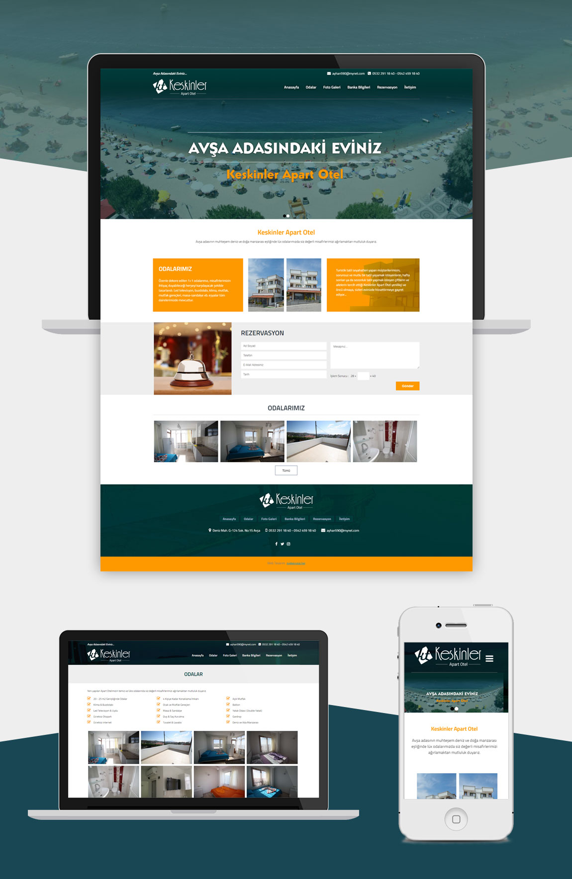 tekirdag web tasarim Keskinler Apart Otel