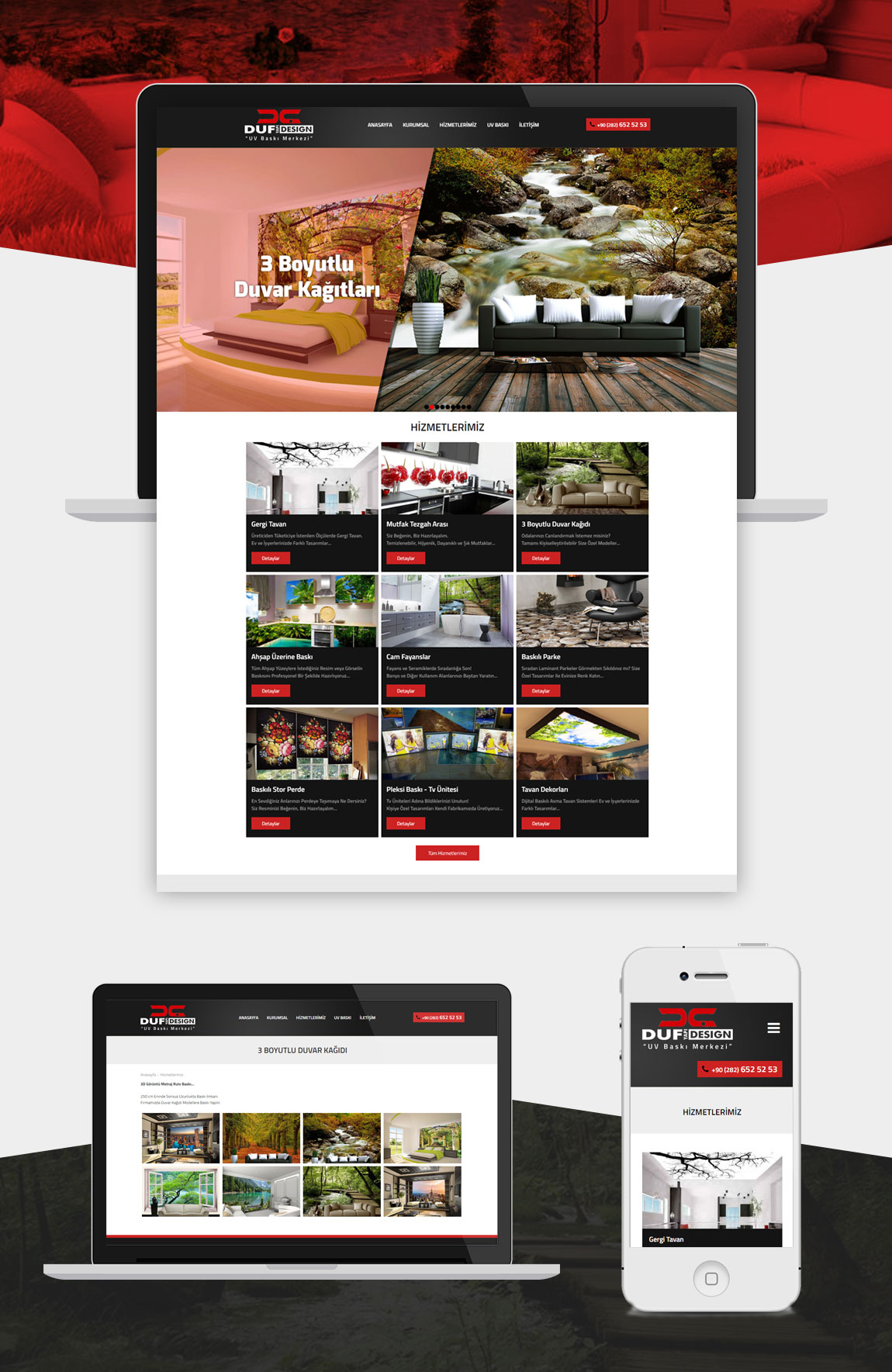 tekirdag web tasarim Duf Yapı