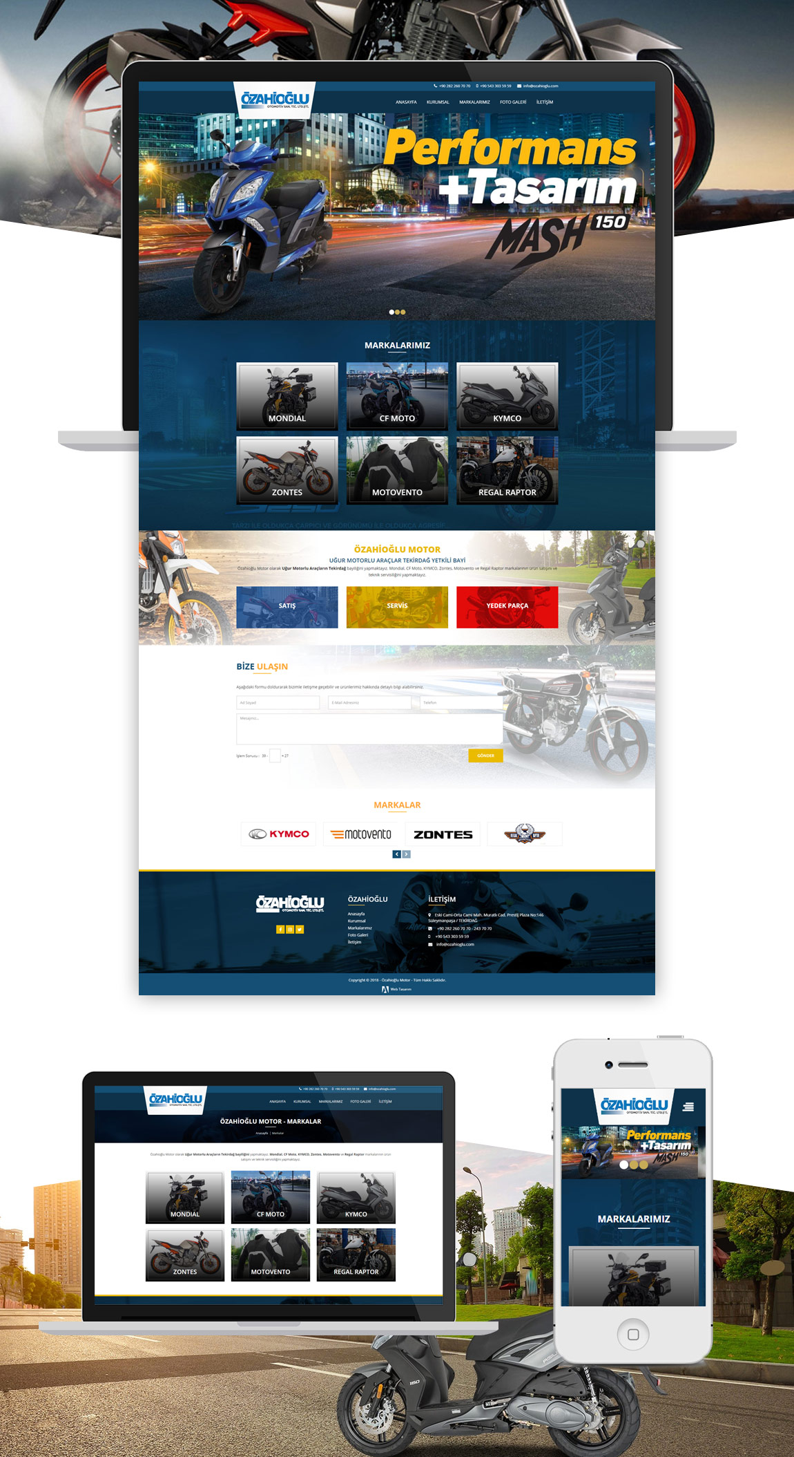 tekirdag web tasarim Özahioğlu Motor